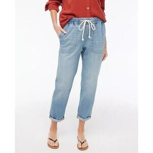 J. CREW | Denim Draw String Pants | 32p